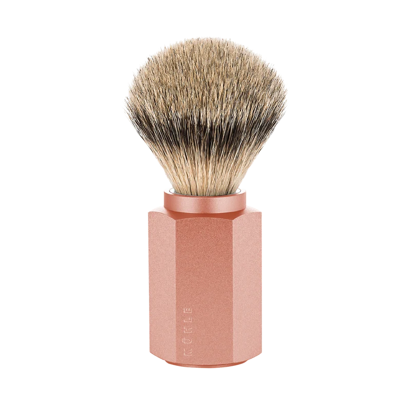 Shaving Brush Hexagon Silvertip Badger Sunrise