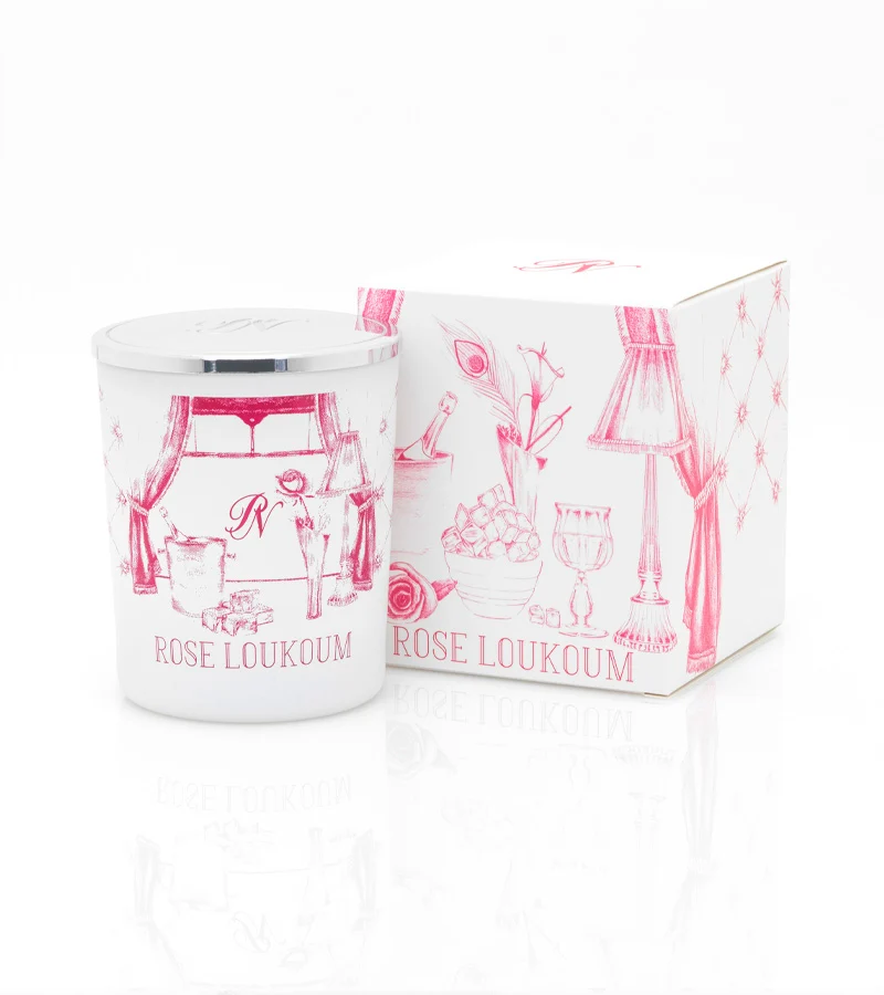 Rose Loukoum Candle