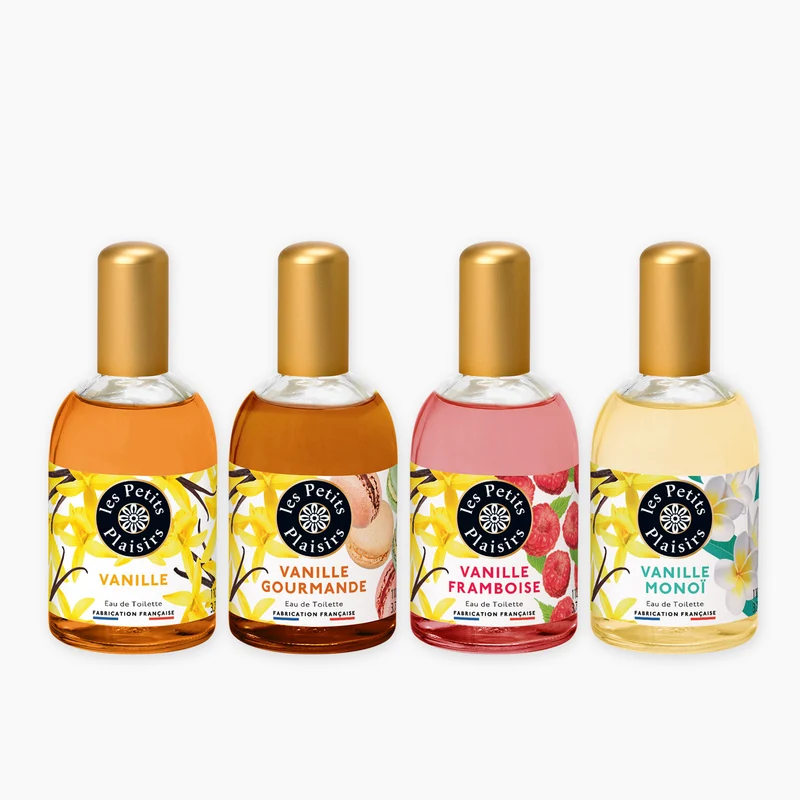 Lot 4 Eaux de toilette Vanille