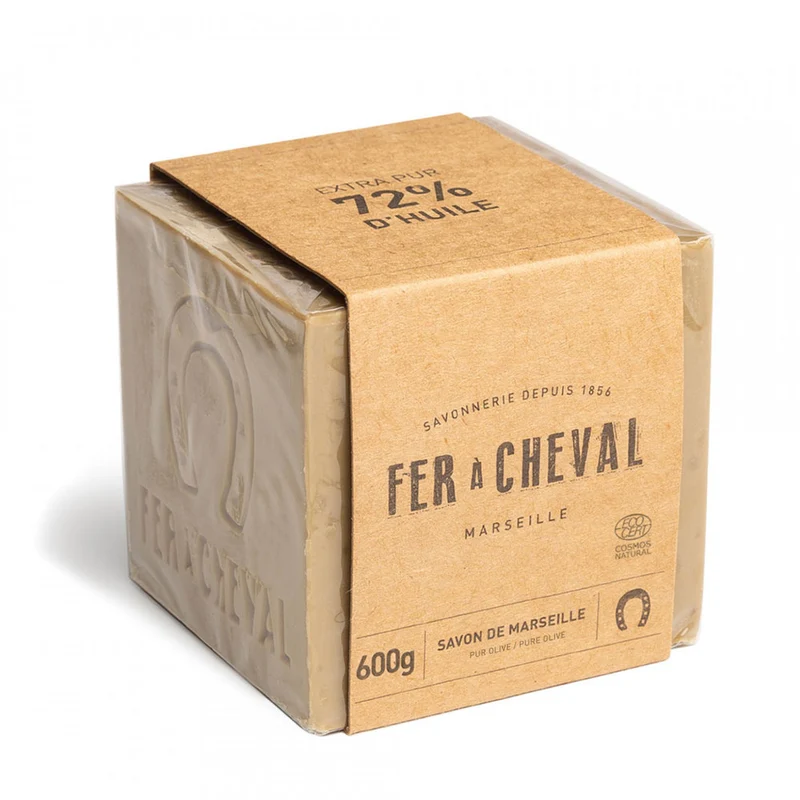 Cube de Savon de Marseille Authentique Pur Olive 600g