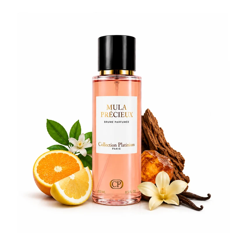 Mula Précieux - Brume parfumée corps et cheveux 250 ml - Collection Platinium Paris
