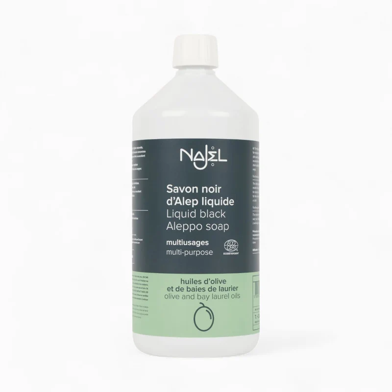 Savon Noir d’Alep Liquide Multi-Usages 1L – Najel