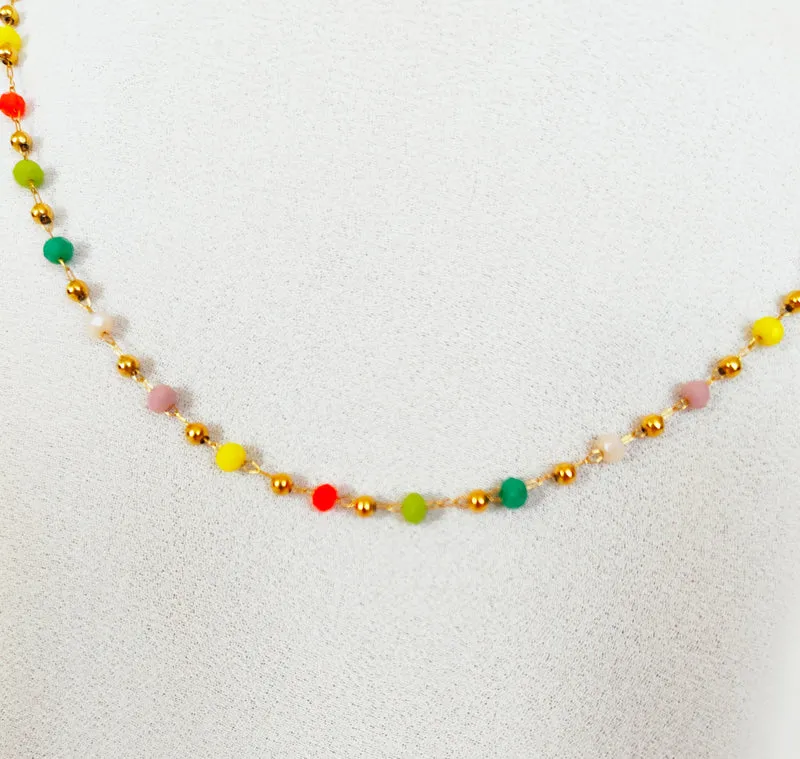 Collier multicolore
