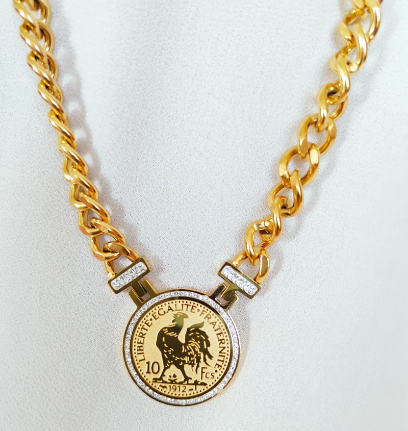 Collier pièce -