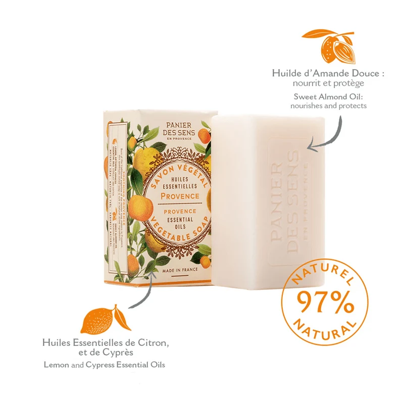 Savon solide végétal - Provence Énergisante 150g