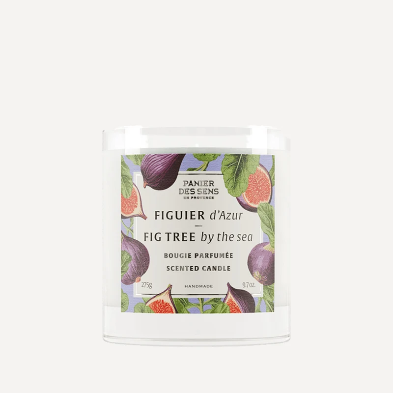 Bougie parfumée cire végétale - Parfum Figuier d'Azur 275g