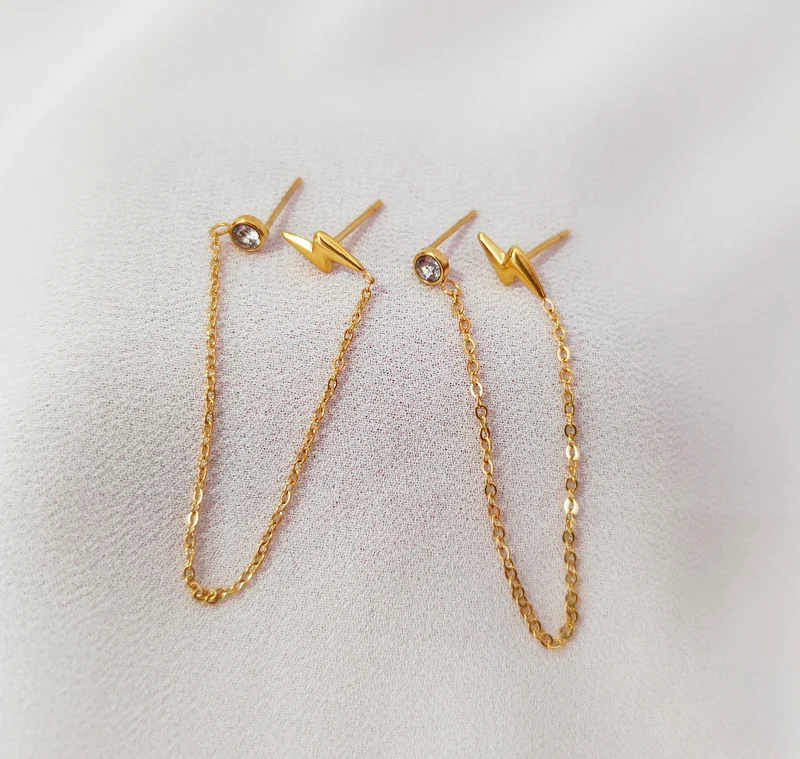 Boucle d'oreille Lola éclair