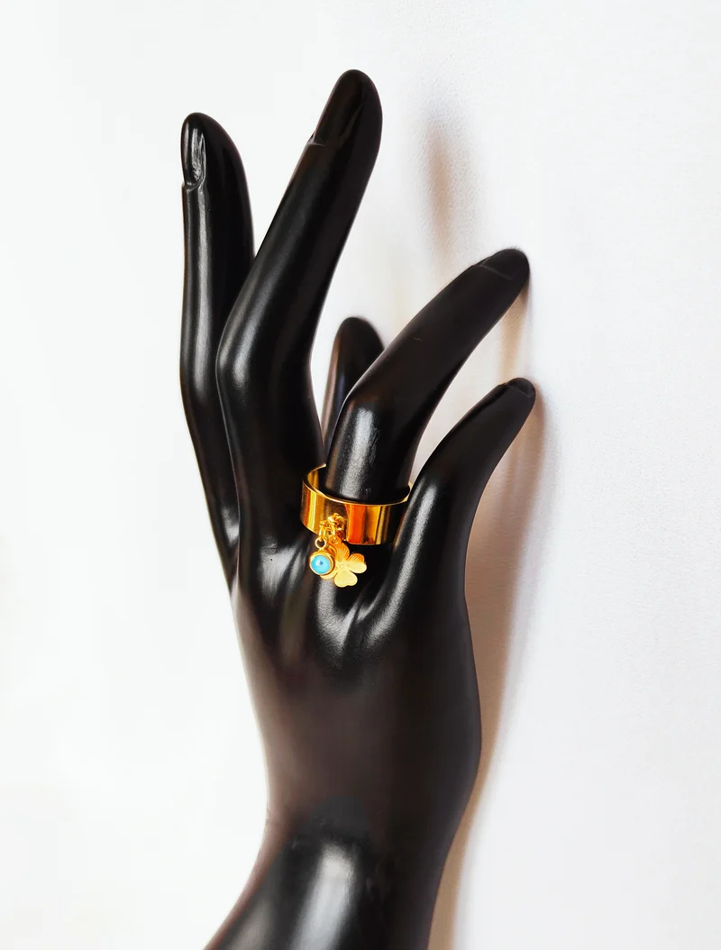 Bague Jonc Trèfle