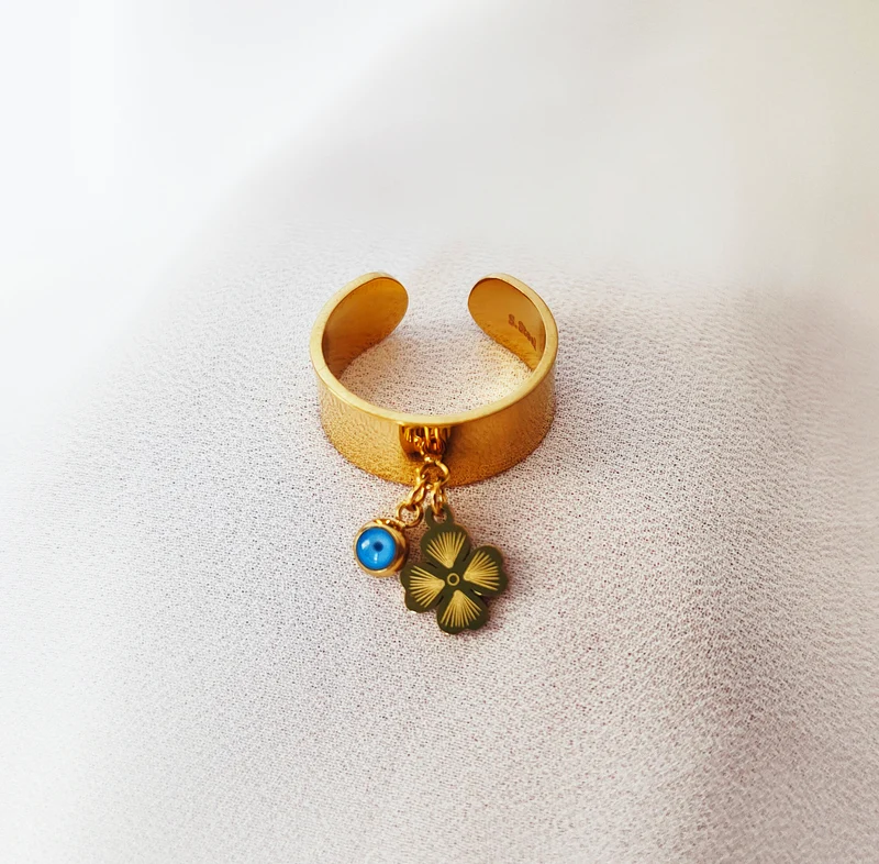 Bague Jonc Trèfle
