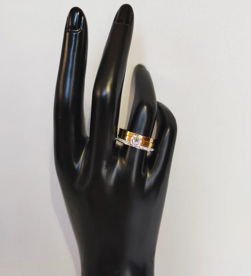 Bague trio amour