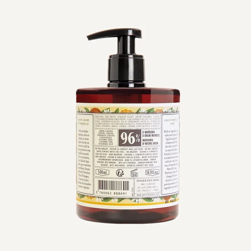 Savon de Marseille liquide | Fleur d’Oranger 500ml