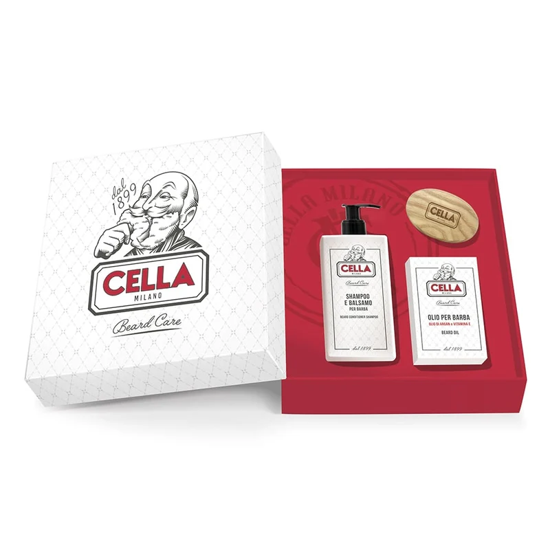Beard Care Set – Shampoo, Oil & Brush