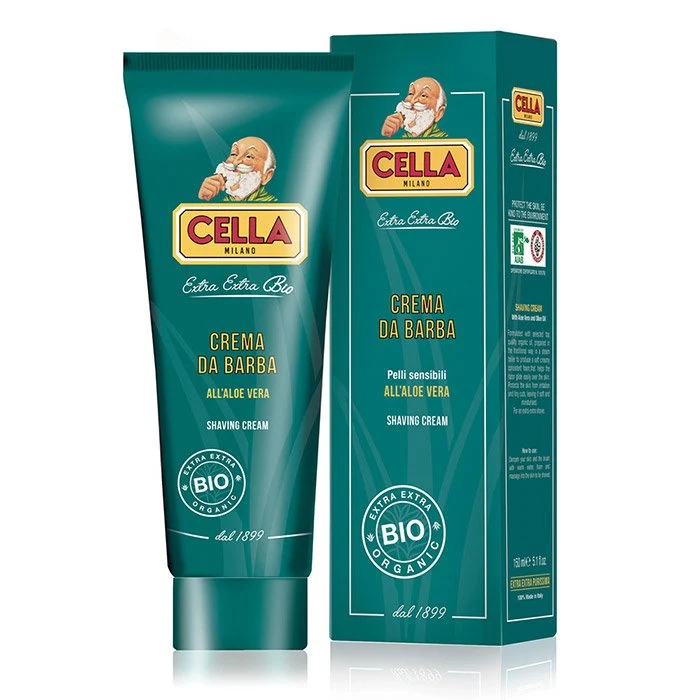 Organic Shaving Cream in Tube – Aloe Vera