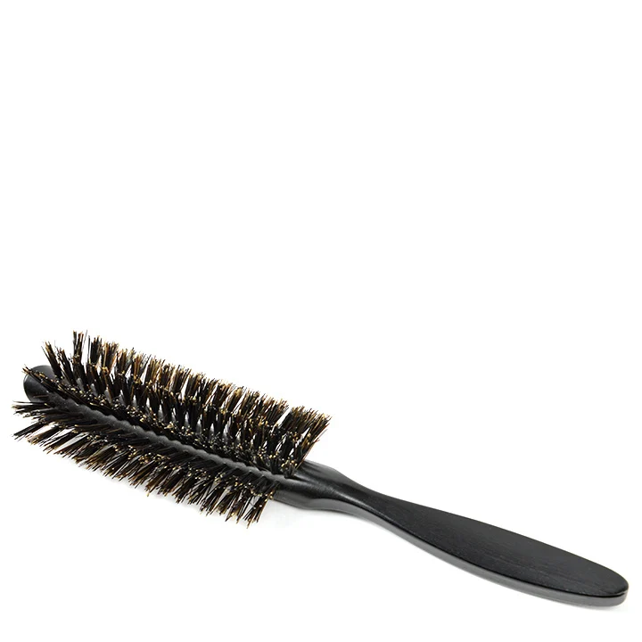 Black Ebony Wood Round Hair Brush