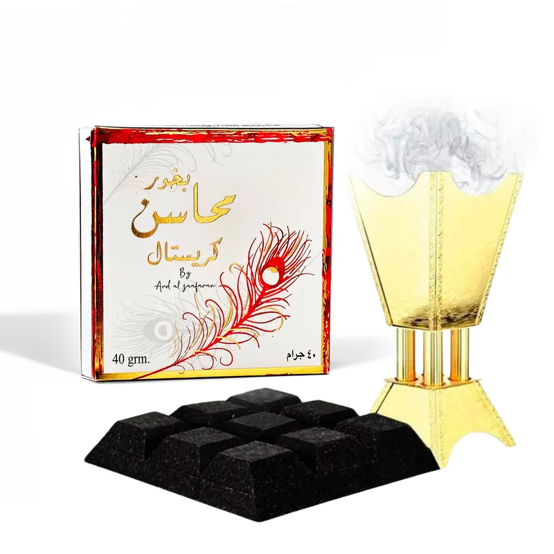 Bakhour Mahasin Crystal 40 g – Ard Al Zaafaran