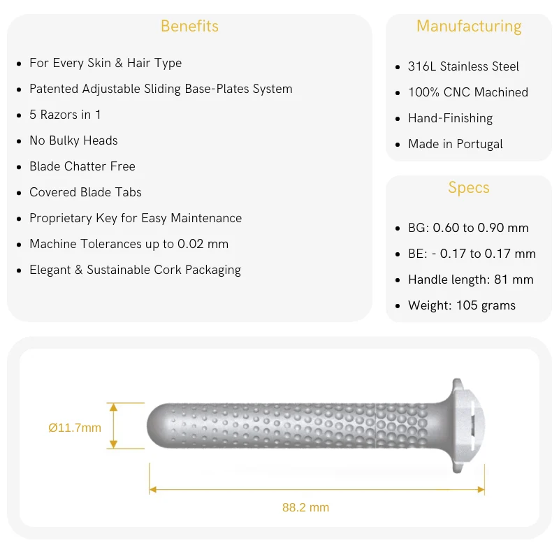Safety Razor Adjustable Muramasa