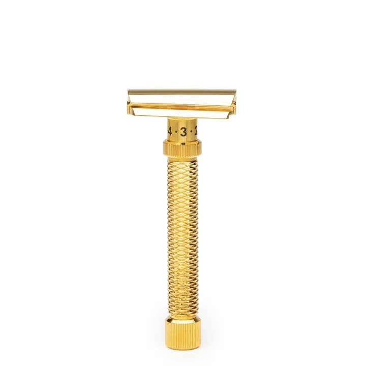 Slant Safety Razor Konsul XL - Deluxe Gold
