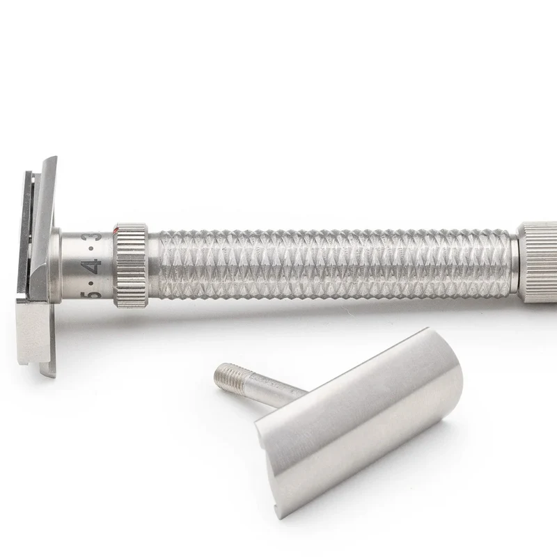 Slant Safety Razor Konsul XL - Stainless Steel