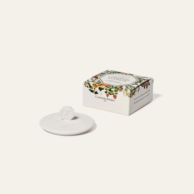 Carrière Frères - Couvercle en Porcelaine pour Bougie