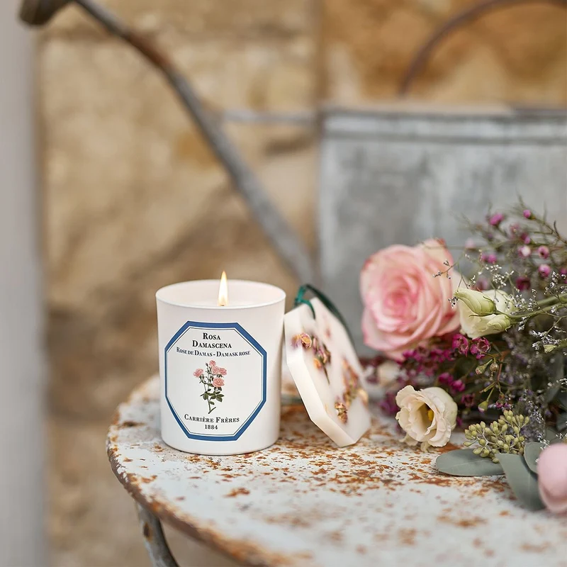 Carrière Frères - Bougie Rose de Damas