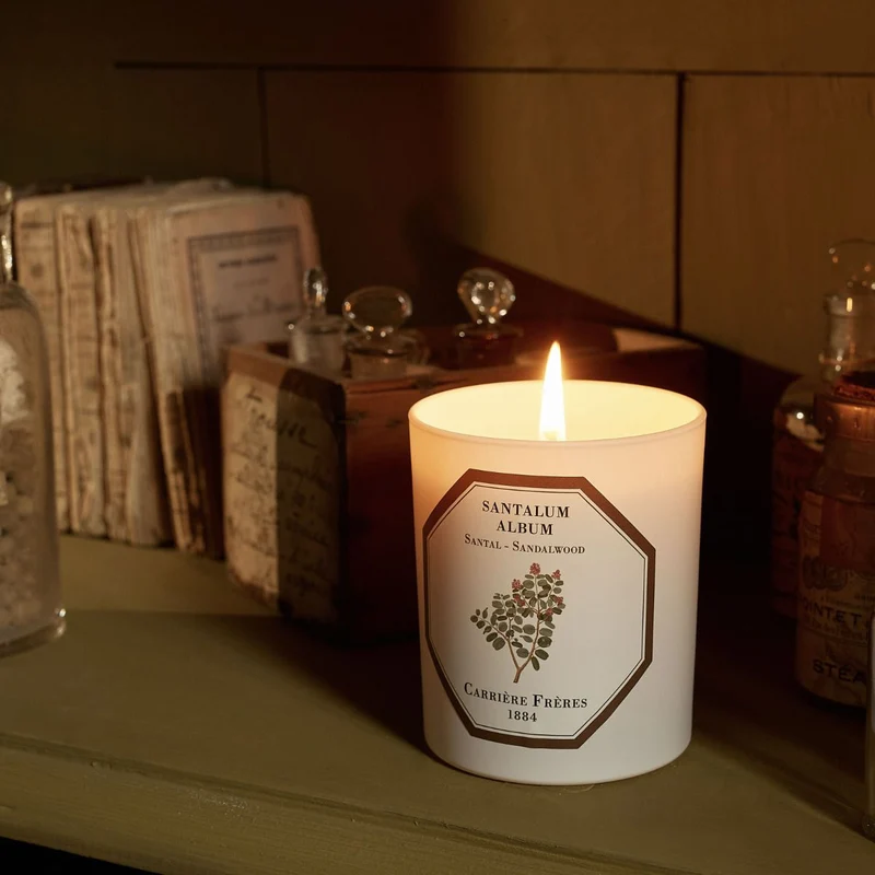 Carrière Frères - Bougie Santal