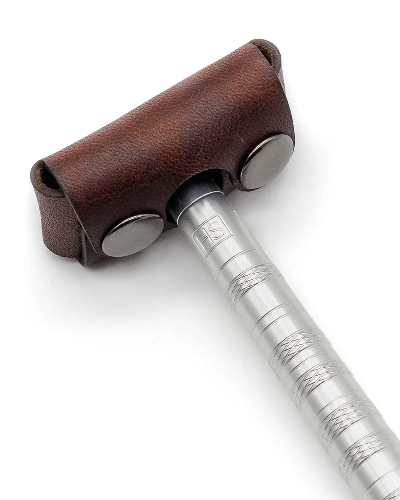 Shaving Razor Head Cover Leather