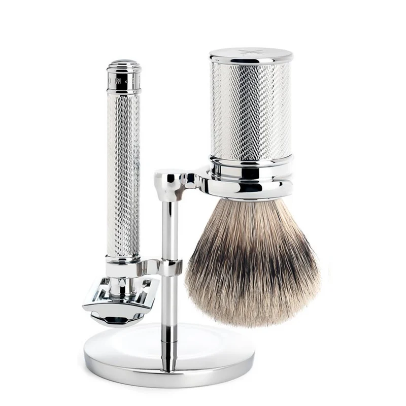 Shaving Set Traditional - Safety razor - Chrome