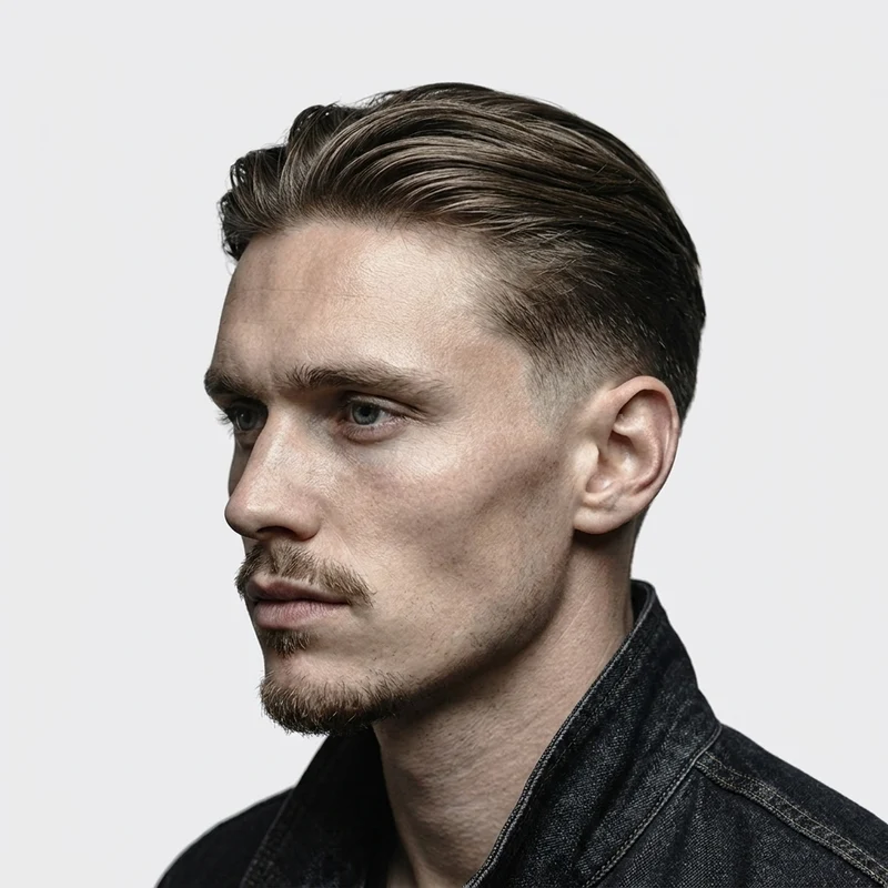 Slick Back Middle Part - Styling Kit