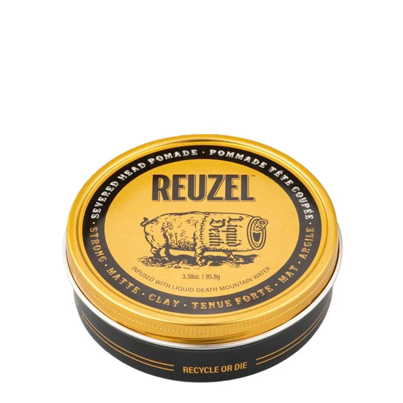Liquid Death x Reuzel – Severed Head Clay Pomade