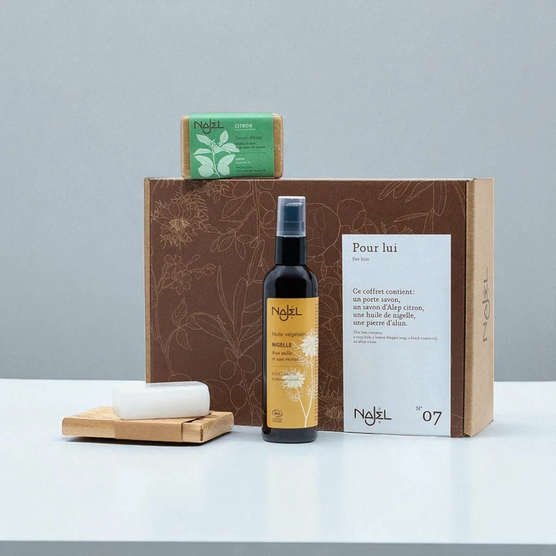 Coffret Pour Lui Nettoyant et Hydratant - Najel