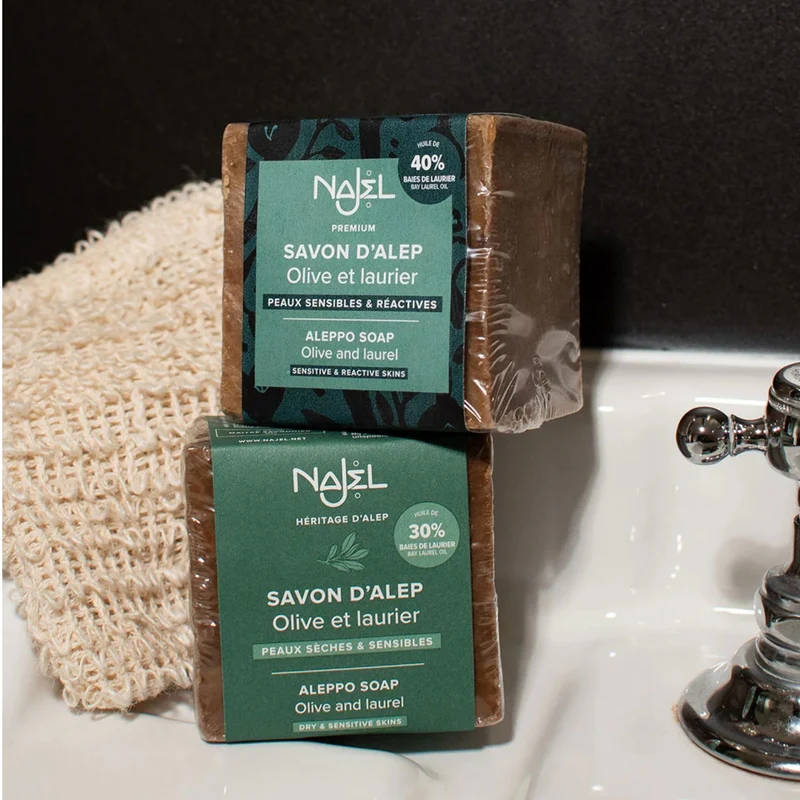Savon D'Alep Traditionnel 30% Laurier* 170 gr - Najel