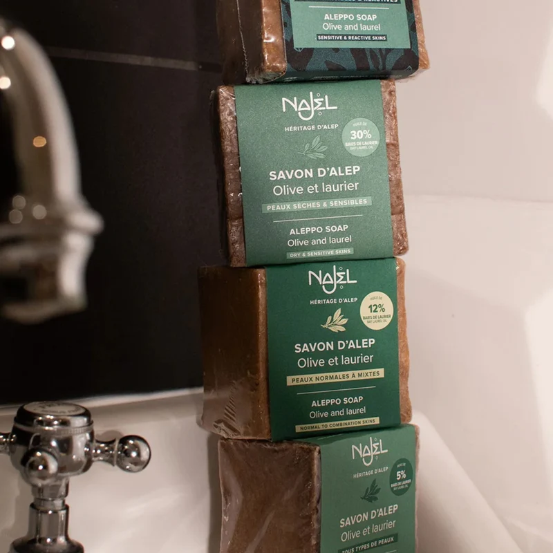 Savon D'Alep Traditionnel 30% Laurier* 170 gr - Najel