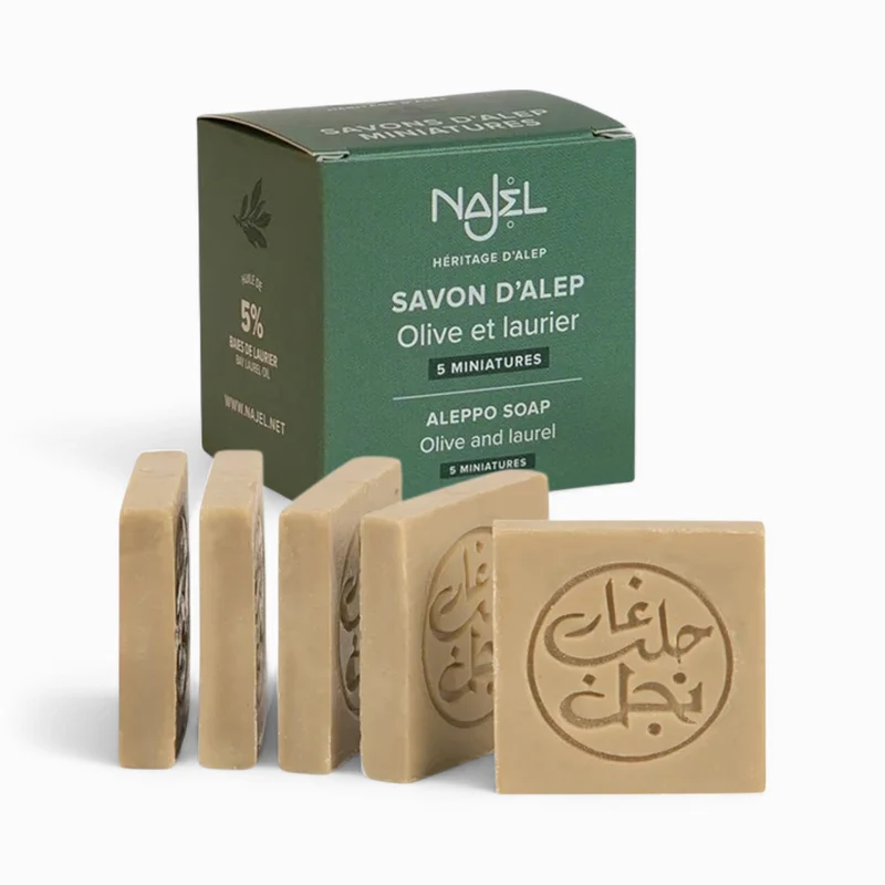 Savons d'Alep Miniatures 5 x 20 gr - Najel