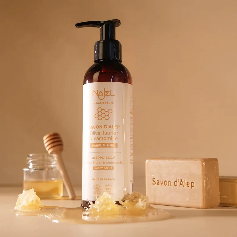 Savon d'Alep Liquide Parfum Miel – Najel