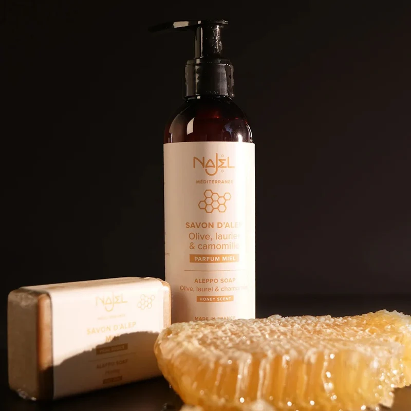 Savon d'Alep Liquide Parfum Miel – Najel