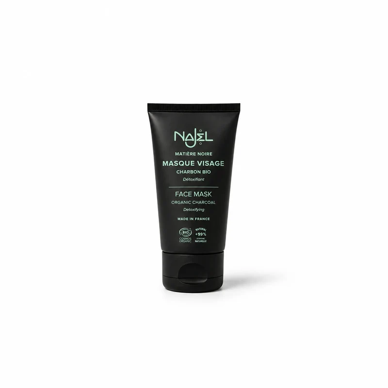 Masque visage au charbon bio 75 ml - Najael