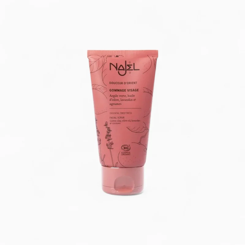 Gommage visage à l'argile et aux agrumes 75 ml - Najel