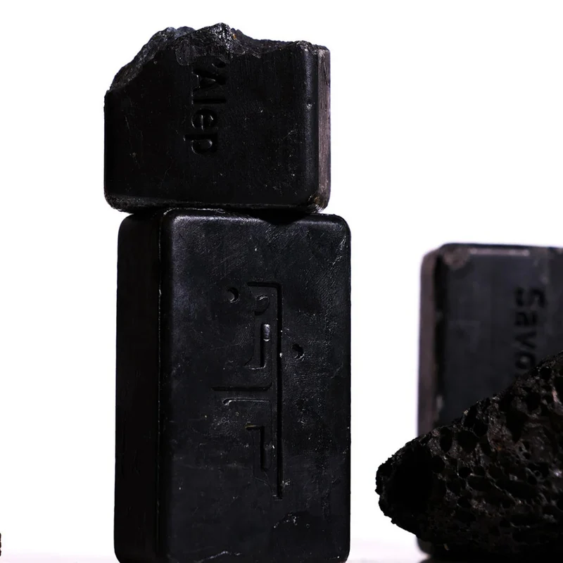 Savon D'Alep Au Charbon Végétal Bio 100 gr - Najel