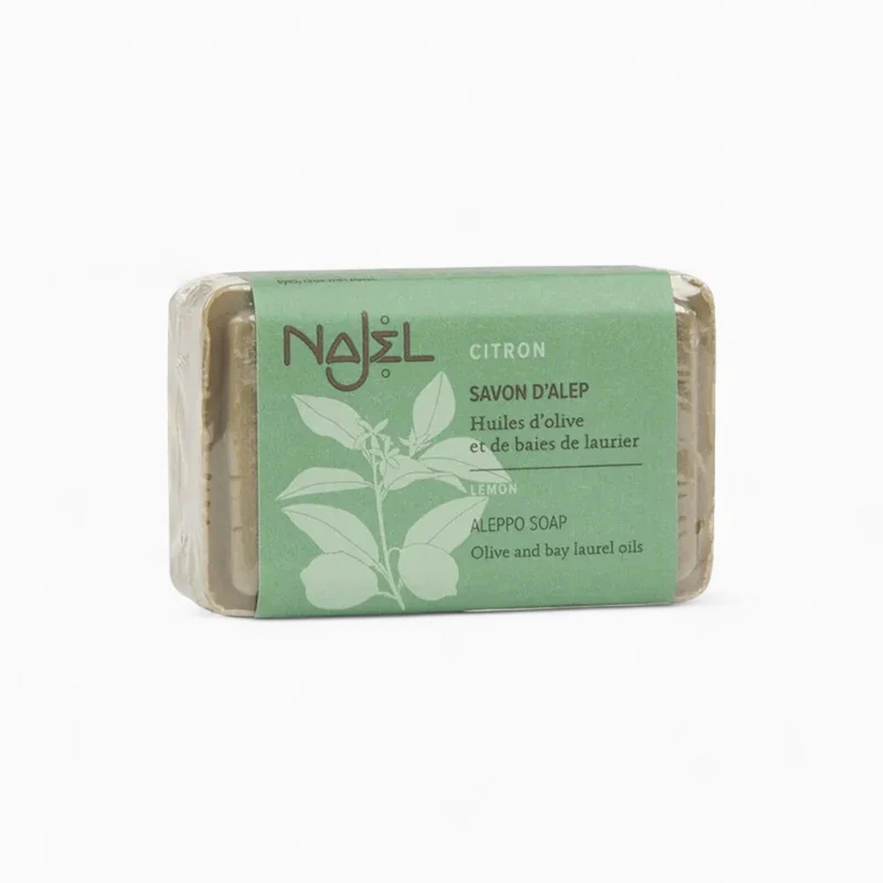 Savon D'Alep à l'Huile Essentielle De Citron 100 gr - Najel