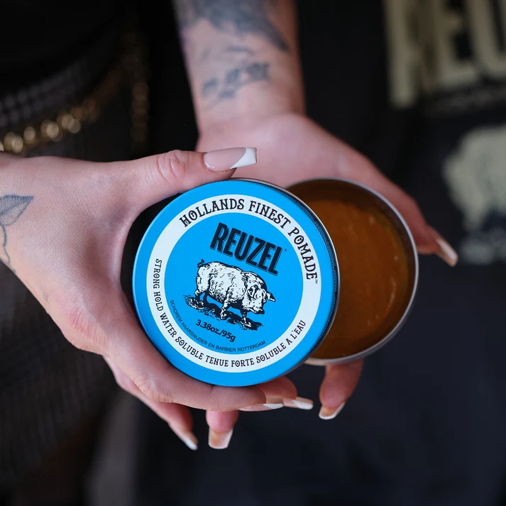 Blue Strong Hold Pomade