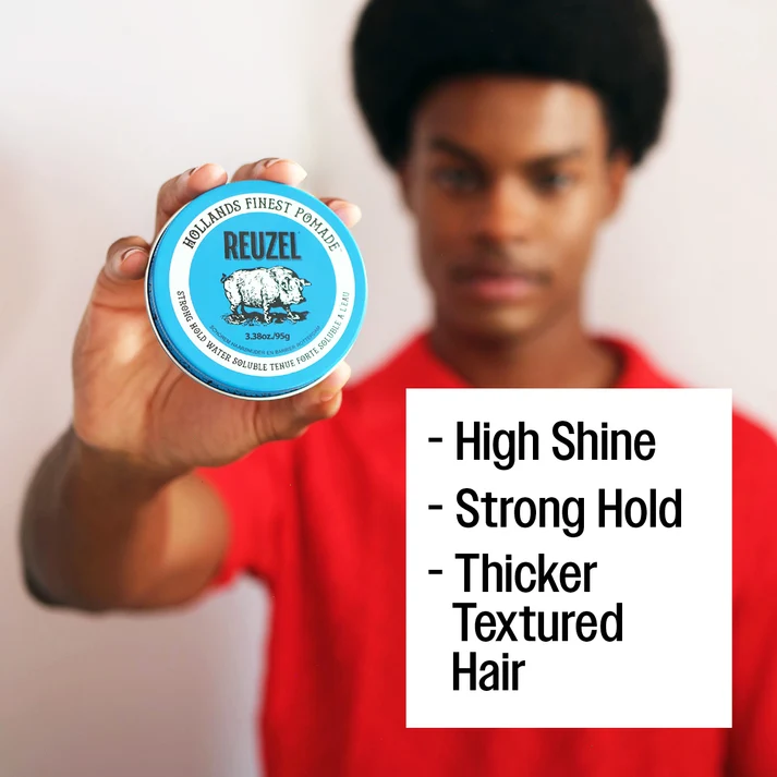 Blue Strong Hold Pomade