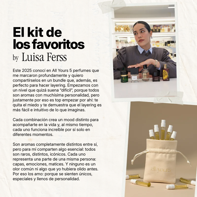 Kit de Muestras x Luisa Ferss