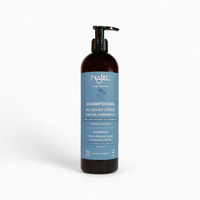 Shampoing au Savon d’Alep – Cheveux Normaux – Najel – 500 ml