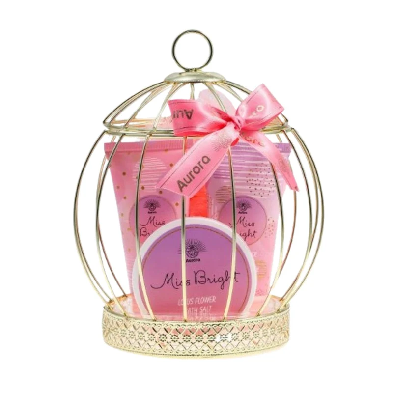 Coffret Miss Bright Cage Métal Lotus Flower 4 Pièces - Aurora