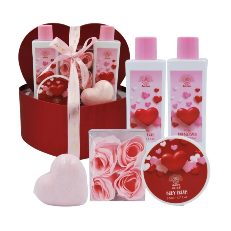 Coffret Cœur Rouge 5 pièces – Aurora