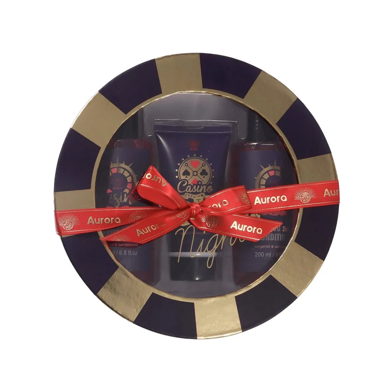 Coffret Boîte Rasage Casino Night 3 pièces - Aurora