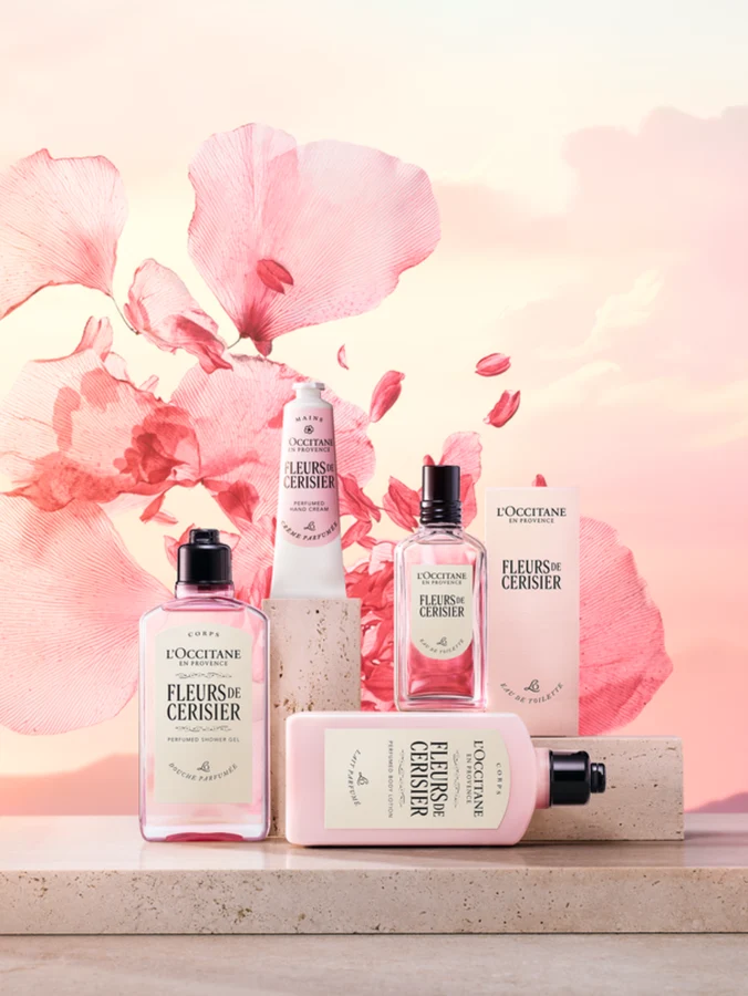 L'Occitane Gel Douche parfumé Fleurs de Cerisier