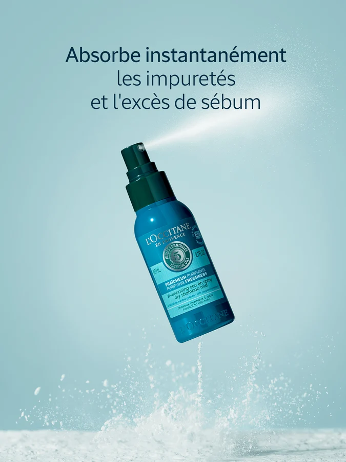 L'Occitane Shampooing Sec en Spray Fraîcheur Purifiante