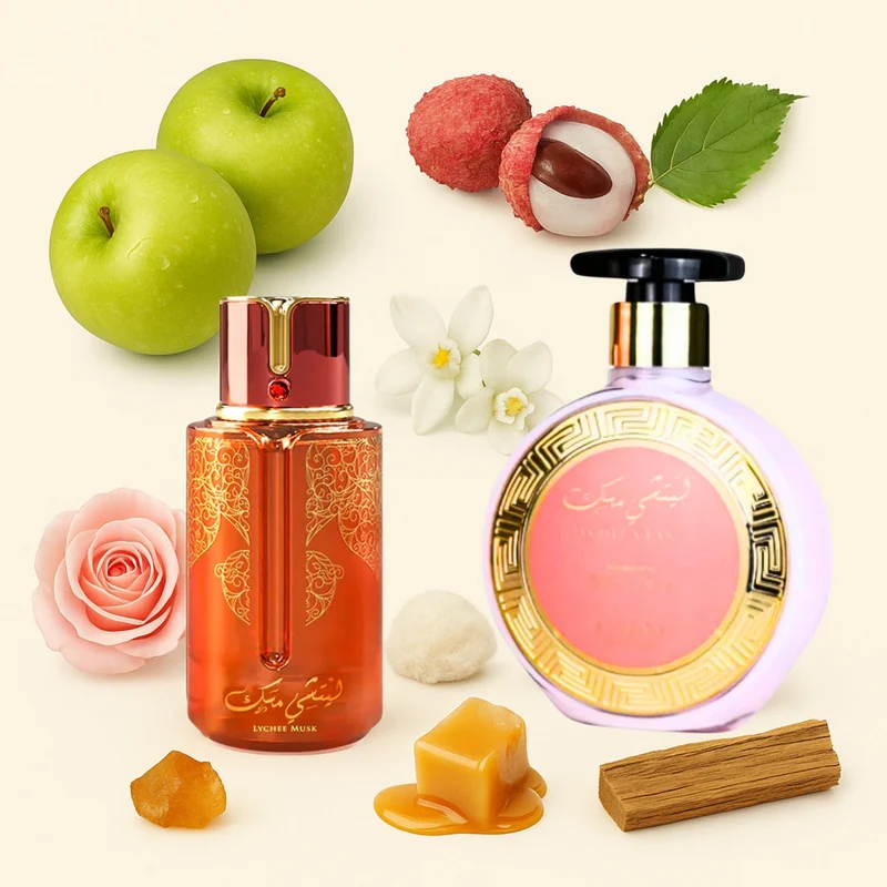 Coffret Lychee Musk EDP & Body Lotion – Arabiyat Prestige