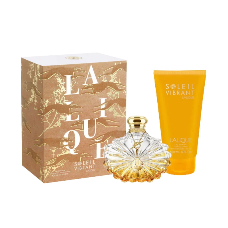Coffret Soleil Vibrant EDP 100 ml et LPC 150 ml - Lalique